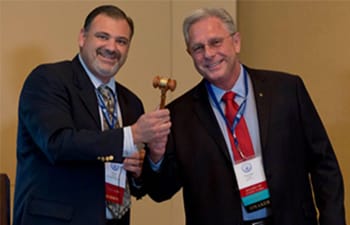 Dr. Russo standing with Dr. Kepic