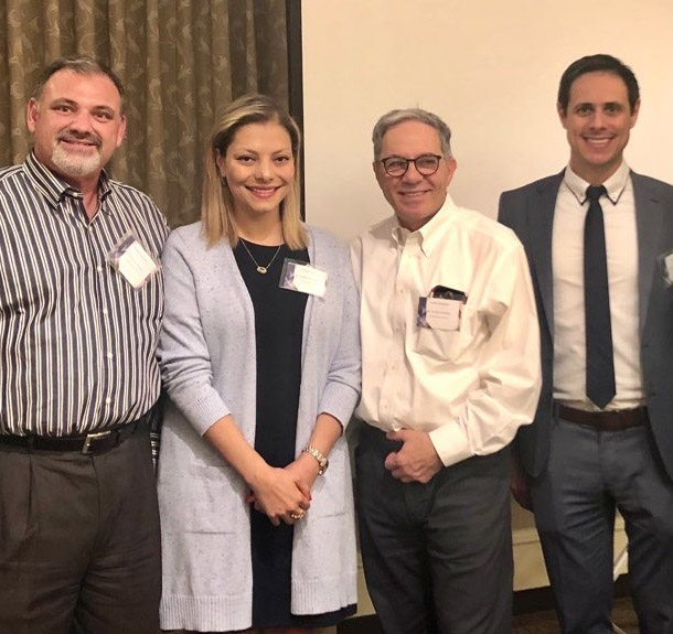 Dr. Russo standing with the ITI Study Club